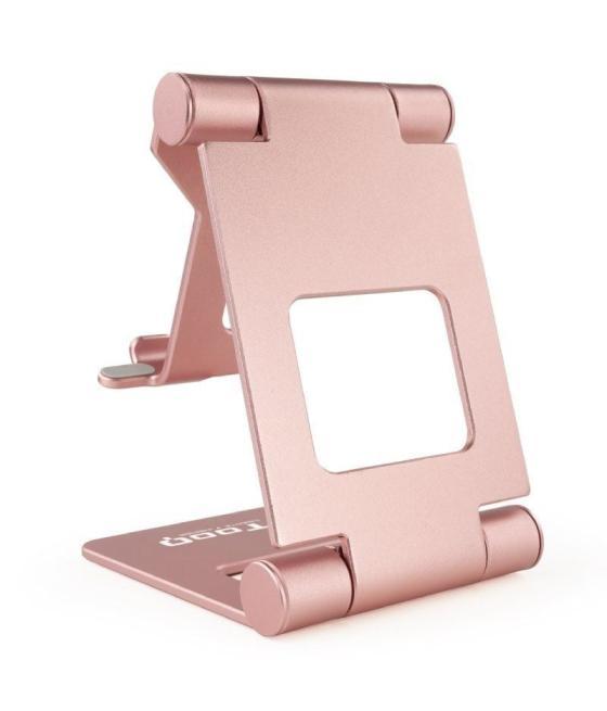Soporte para smartphone/tablet tooq ph-keops-ocaso/ rosa