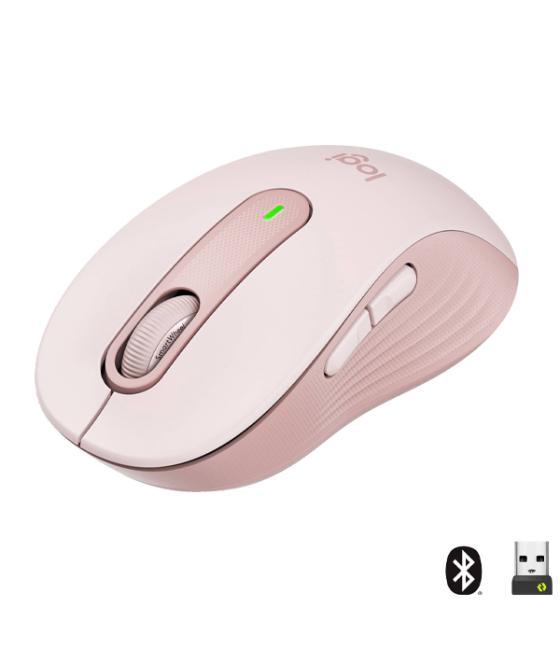 Mouse logitech wireless signature m650 color rosa p/n: 910-006254