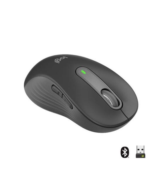 Mouse logitech wireless signature m650 l color grafito p/n: 910-006236