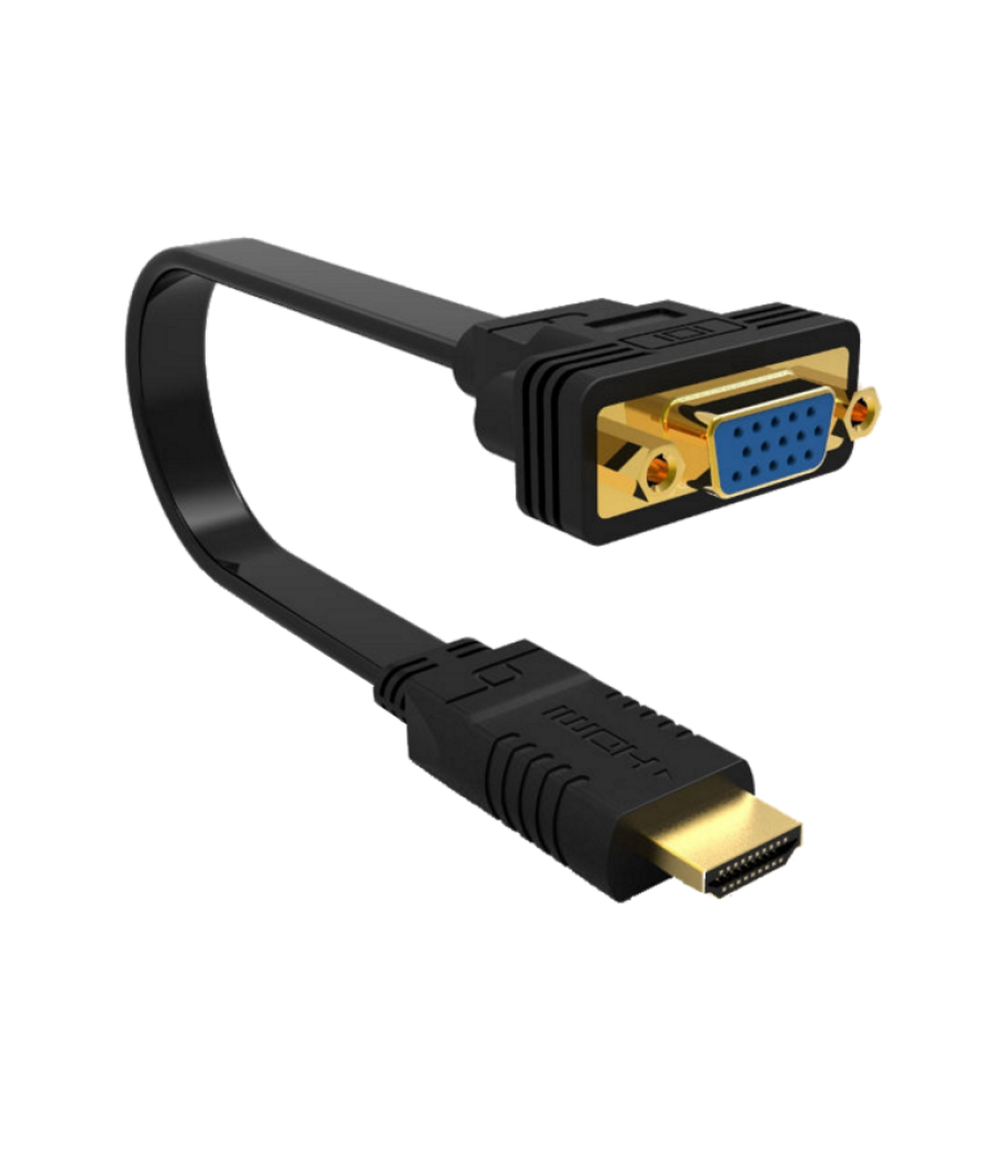 Cable ewent convertidor hdmi macho - vga hembra 0,20 metros