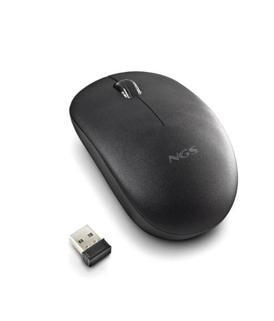 Ngs raton inalambrico teclas silenciosas negro