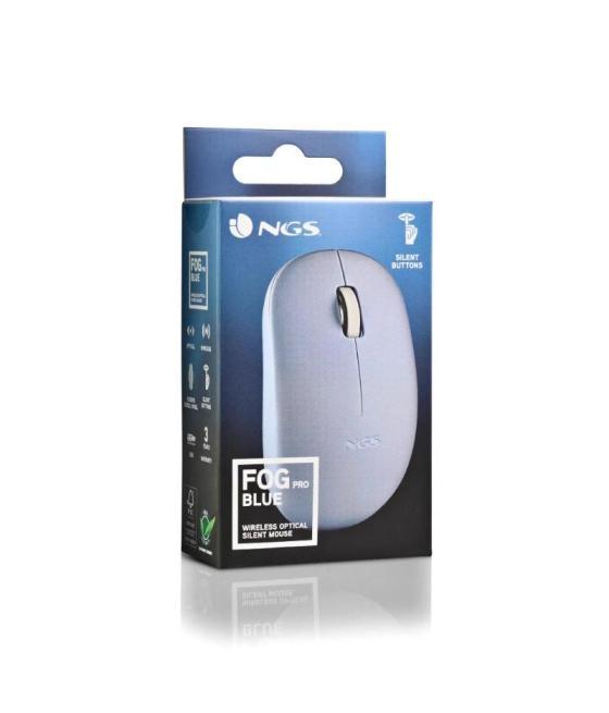 Ngs raton inalambrico teclas silenciosas azul