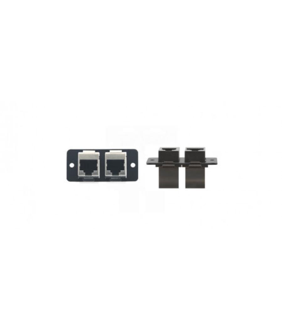 Kramer electronics w4545(b) placa de pared y cubierta de interruptor negro