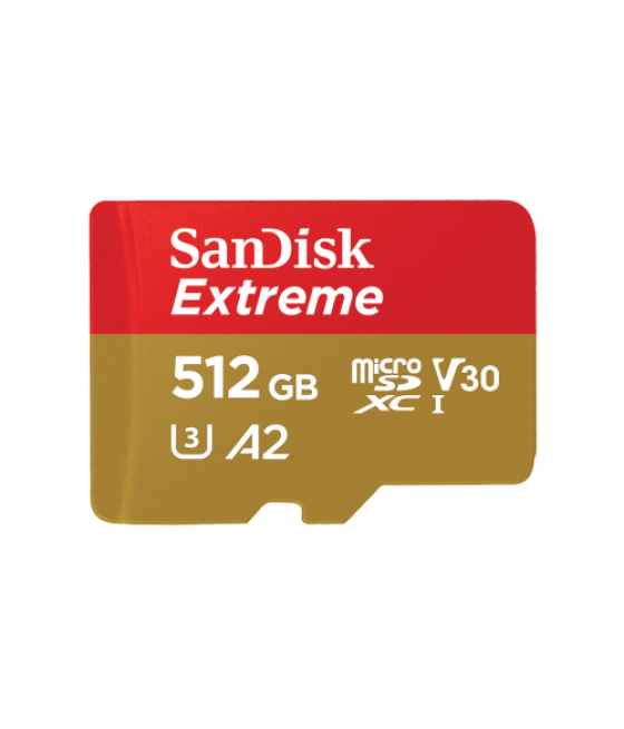 Sandisk extreme 512 gb microsdhc uhs-i clase 10