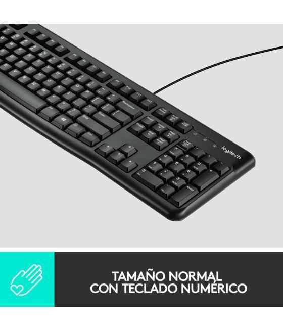 Combo teclado y raton logitech mk120 optico usb 2.0 negro