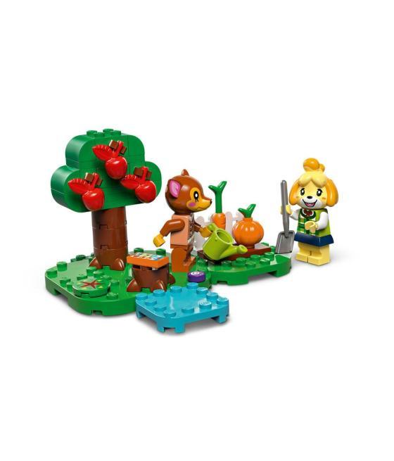 Lego animal crossing la visita de canela