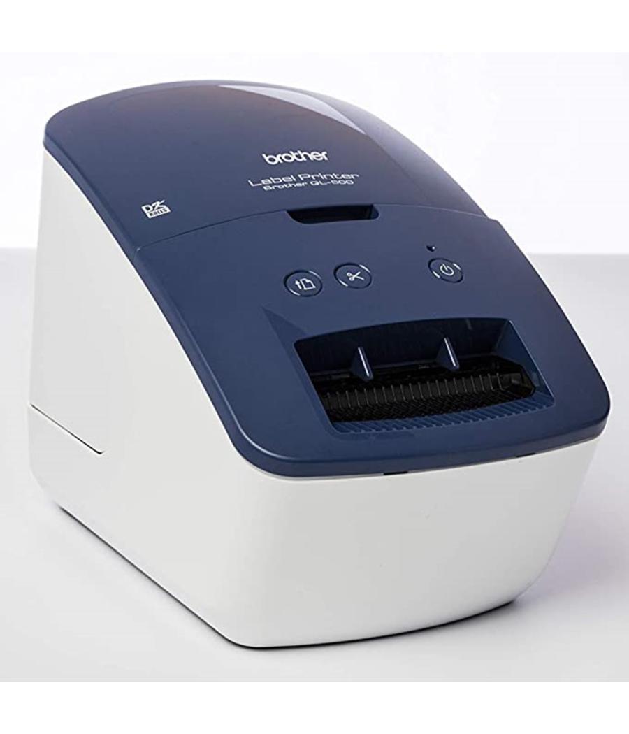 Impresora etiquetas brother ql600b 62mm - 44epm - usb