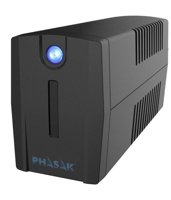 Sai línea interactiva phasak ottima 660 va interactive/ 660va-360w/ 2 salidas/ formato torre