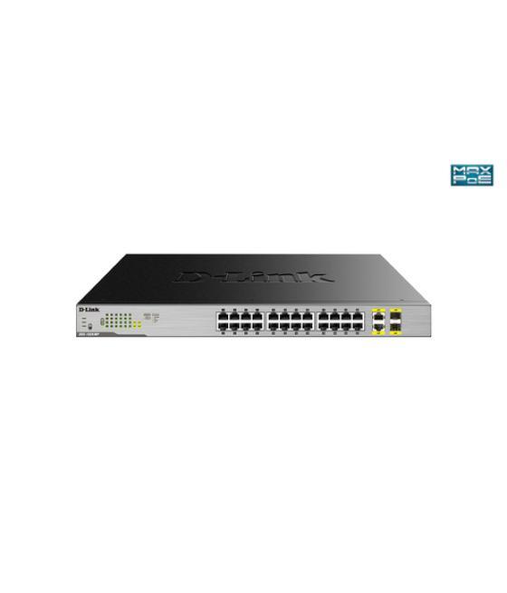 D-Link DGS-1026MP switch No administrado Gigabit Ethernet (10/100/1000) Energía sobre Ethernet (PoE) Negro, Gris