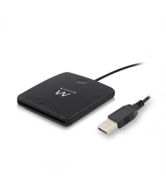 Ewent ew1052 lector de tarjeta inteligente usb 2.0 negro