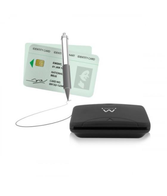 Ewent ew1052 lector de tarjeta inteligente usb 2.0 negro