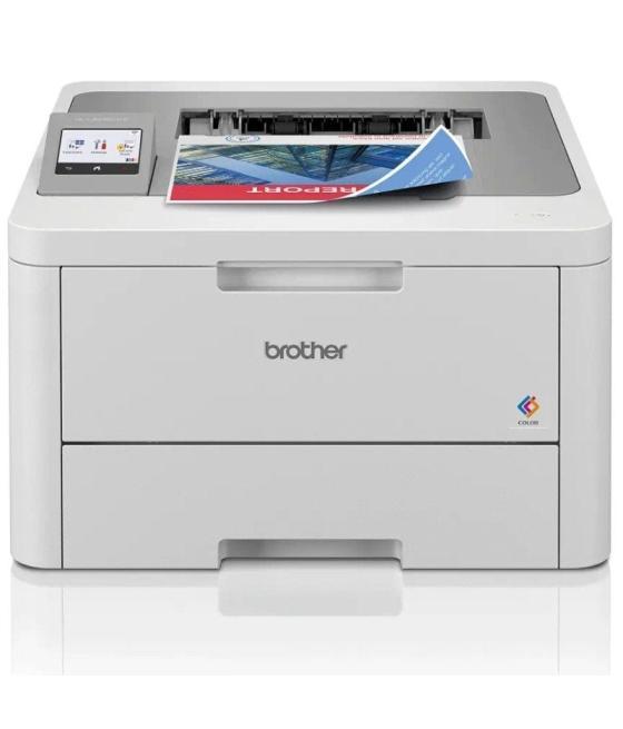 Impresora láser color brother hl-l8230cdw wifi/ dúplex/ blanca