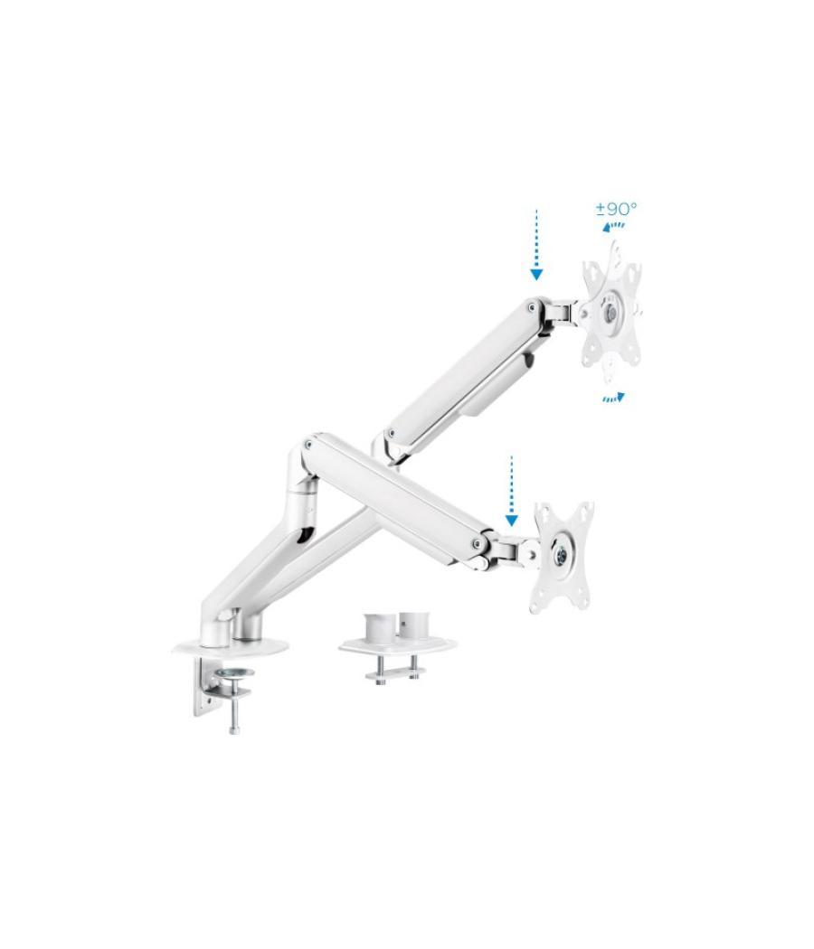 Tooq db4132tnr-w soport.mesa 2 monitor/tv 17-32" b