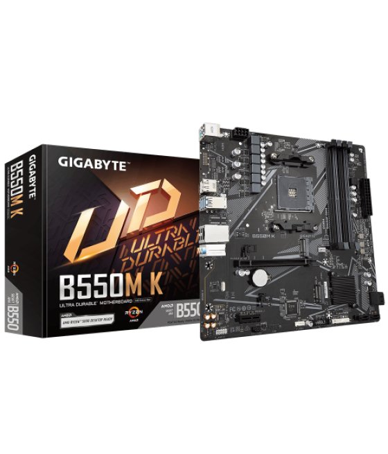 Gigabyte b550m k 1.0 placa base amd b550 zócalo am4 micro atx