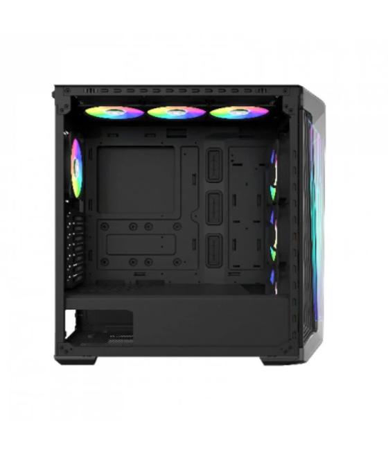 Caja ordenador gaming atx coolermaster mb540 negra cristal templado - 1 x 120mm argb