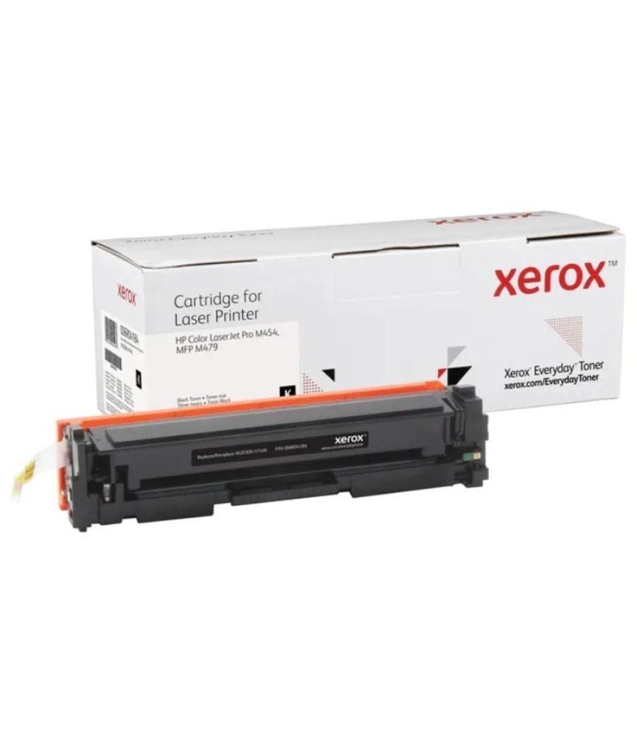 Tóner compatible xerox 006r04184 compatible con hp w2030a/ 2400 páginas/ negro