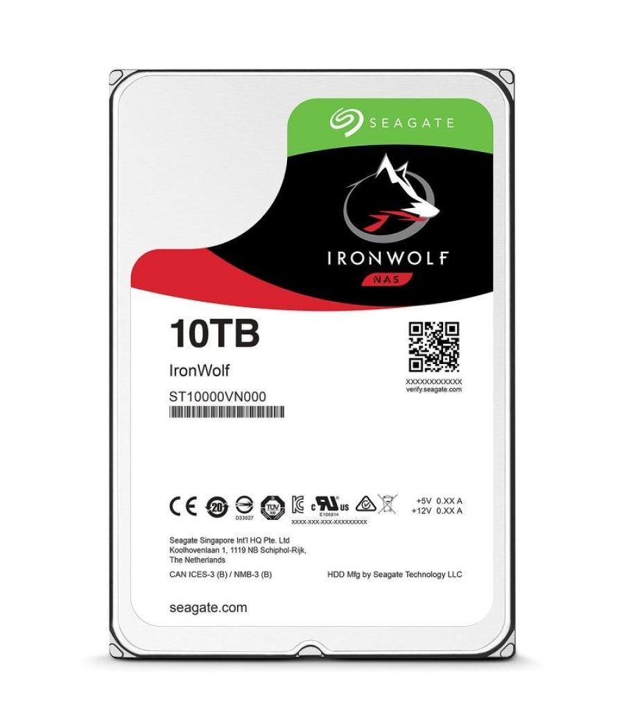 Seagate ironwolf nas st10000vn000 10tb 3.5" sata3