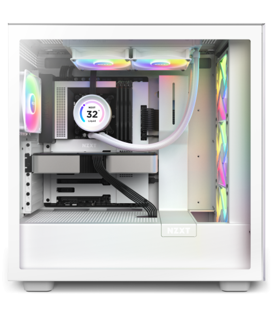 Nzxt kraken elite 240 rgb procesador sistema de refrigeración líquida todo en uno 12 cm blanco 1 pieza(s)