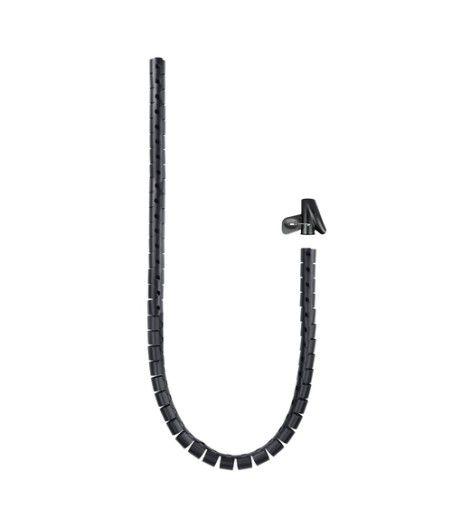 Nanocable 10.36.0001-BK pasacables Negro 2,5 cm - Imagen 1
