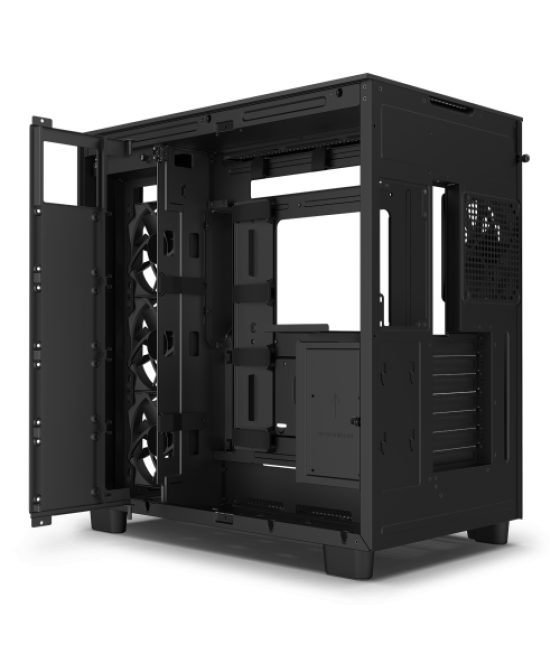 Nzxt h9 all black midi tower negro