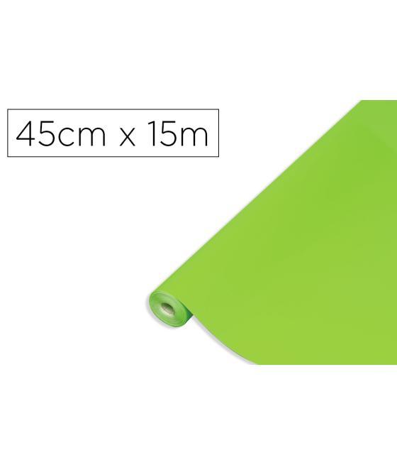 Rollo adhesivo d-c-fix verde manzana mate ancho 45 cm largo 15 mt