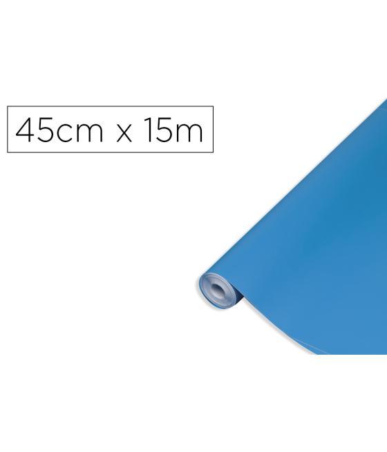 Rollo adhesivo d-c-fix azul real ancho 45 cm largo 15 mt