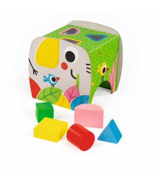 Juego diset de mesa elefante formas geometricas