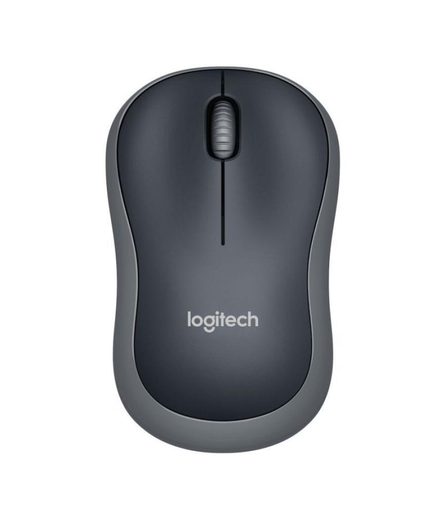 Ratón inalámbrico logitech m185/ hasta 1000 dpi/ gris