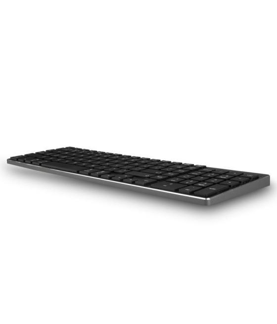 Teclado inalámbrico por bluetooth ngs fortune-bt/ gris