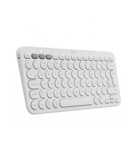 Teclado logitech k380 bluetooth para tres dispositivos color blanco p/n:920-009588