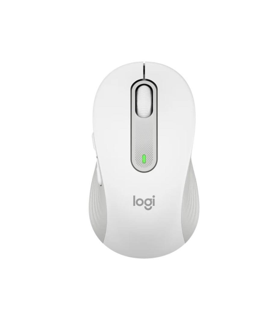 Mouse logitech wireless signature m650 color blanco crudo 910-006255