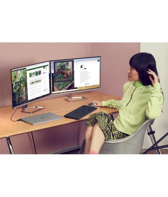 HP Silver 930 Creator ratón mano derecha Bluetooth 3000 DPI