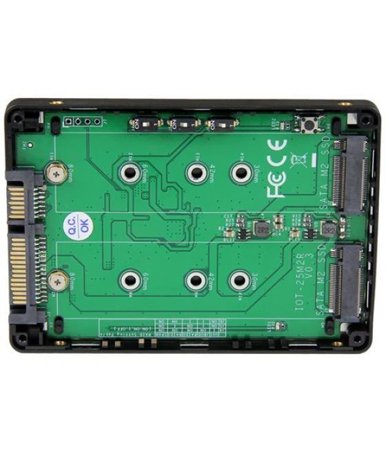 StarTech.com Adaptador Doble M.2 NGFF a SATA con RAID