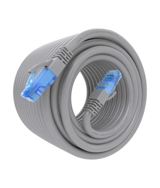 Aisens cable rj45 cat.6 utp awg26 cca gris 15m