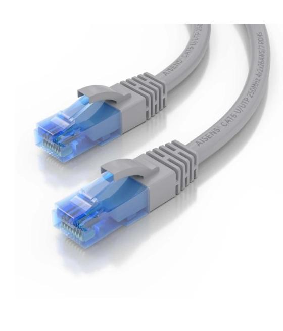 Aisens cable rj45 cat.6 utp awg26 cca gris 15m