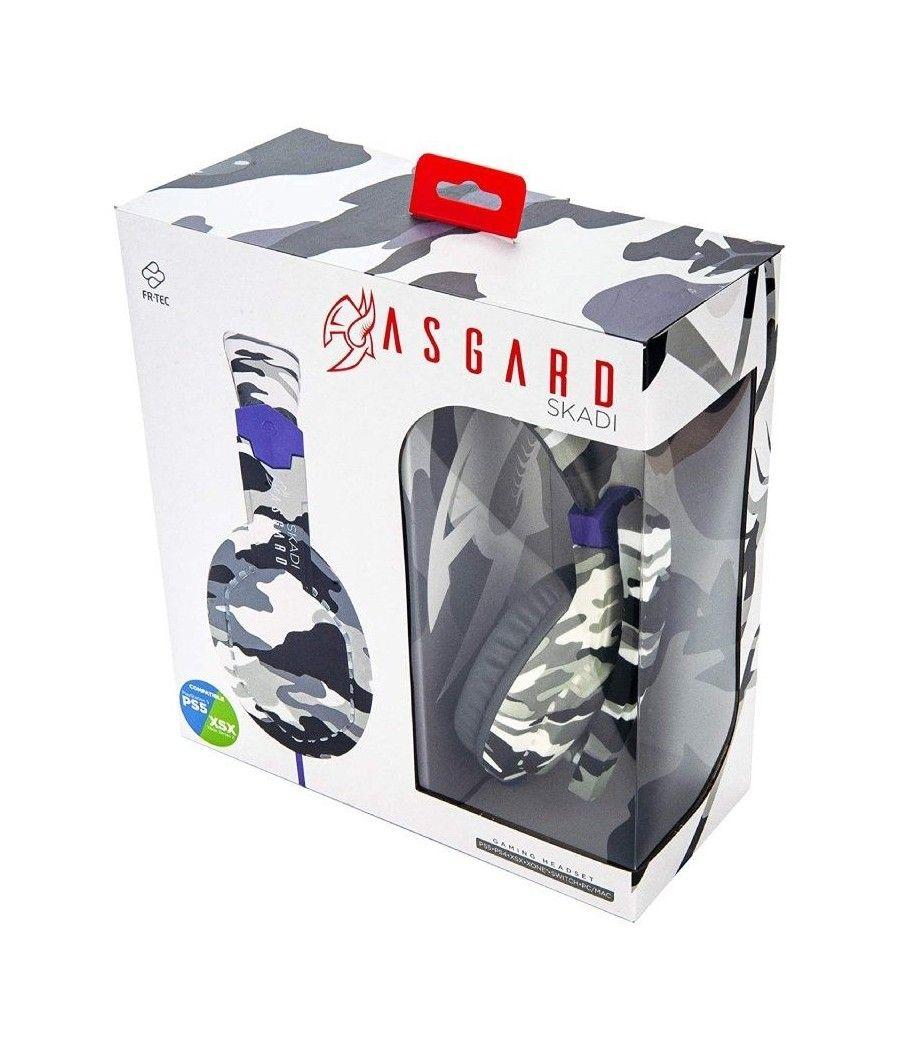 Auriculares gaming con micrófono blade fr-tec asgard skadi/ jack 3.5/ purpura - Imagen 3