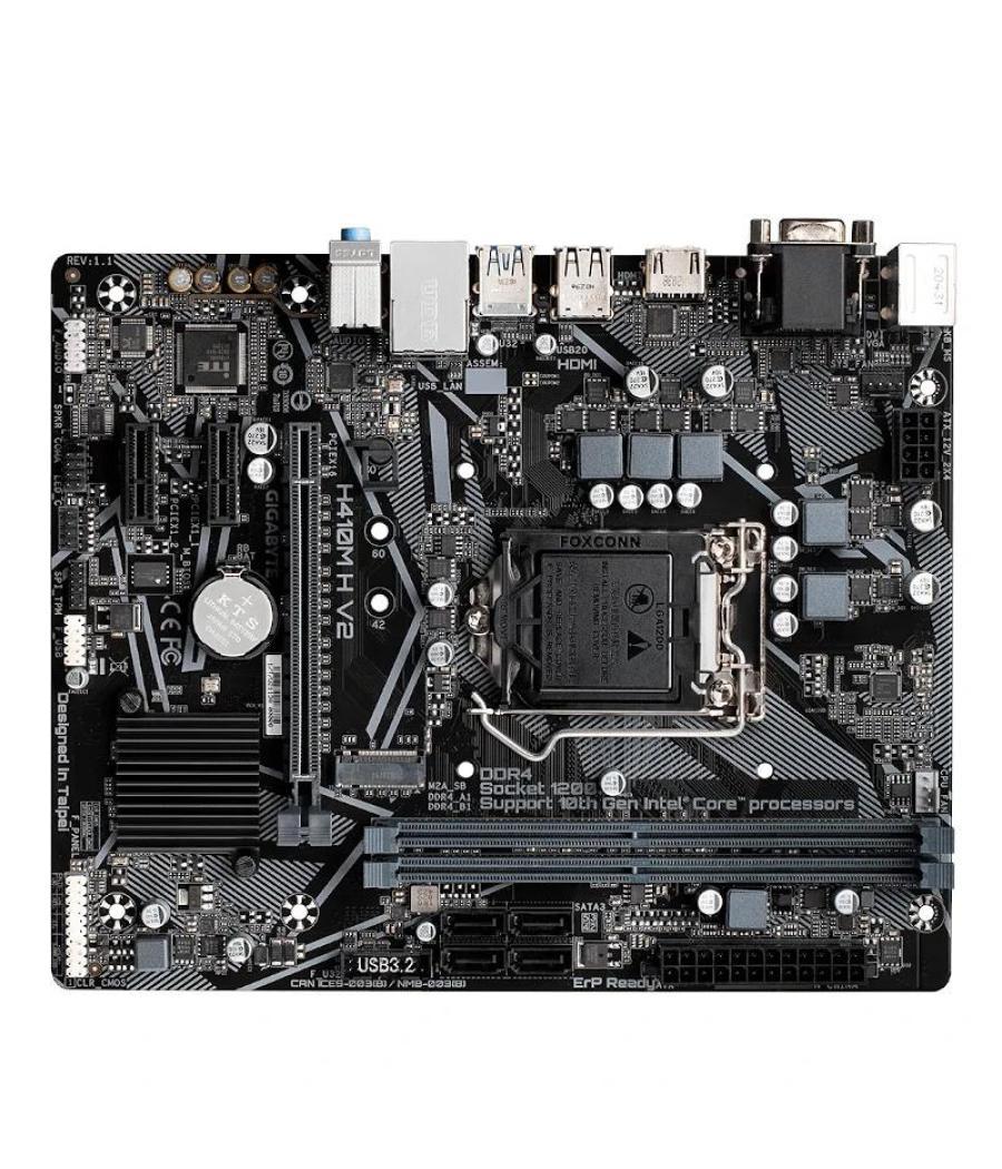 Gigabyte placa base h410m h v2 matx 1200