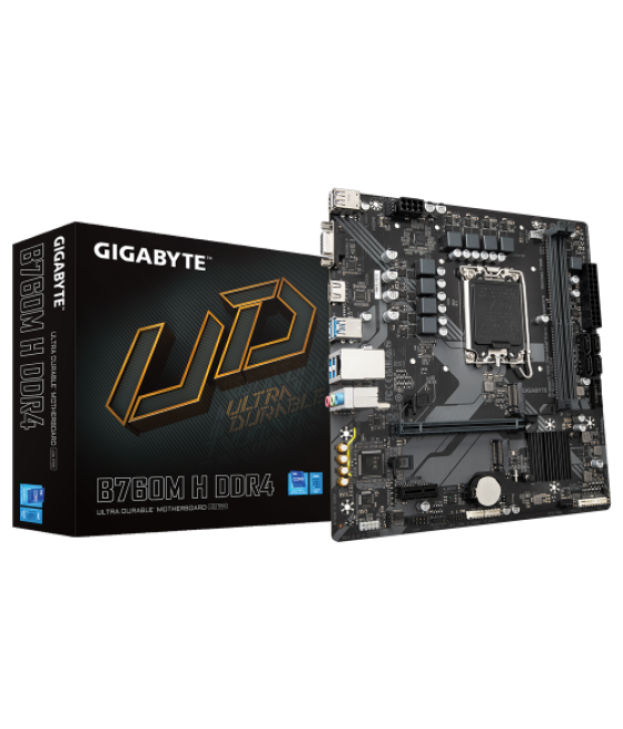 Gigabyte b760m h ddr4 (rev. 1.0) intel b760 express lga 1700 micro atx