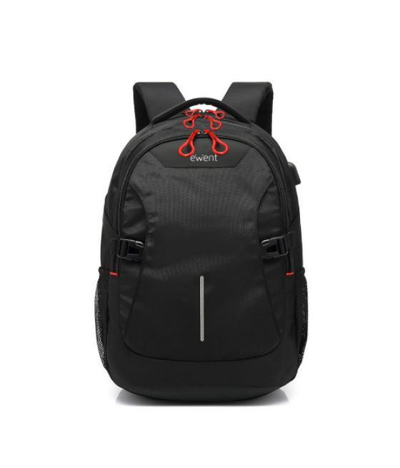 Ewent ew2526 maletines para portátil 39,6 cm (15.6") mochila negro