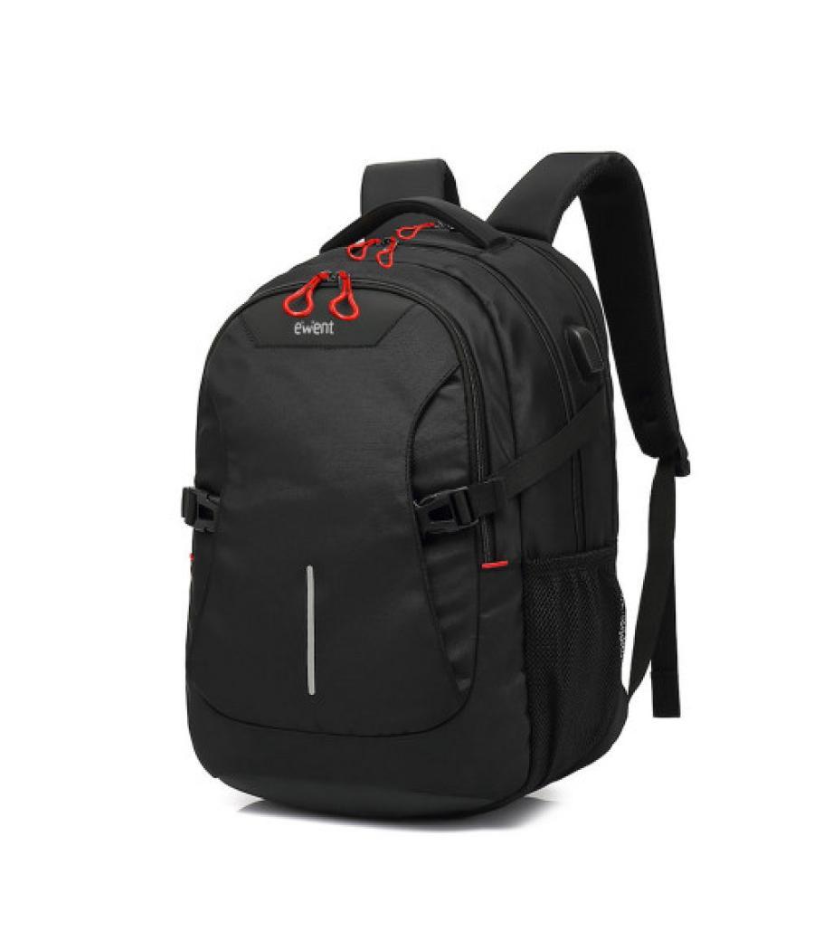 Ewent ew2526 maletines para portátil 39,6 cm (15.6") mochila negro