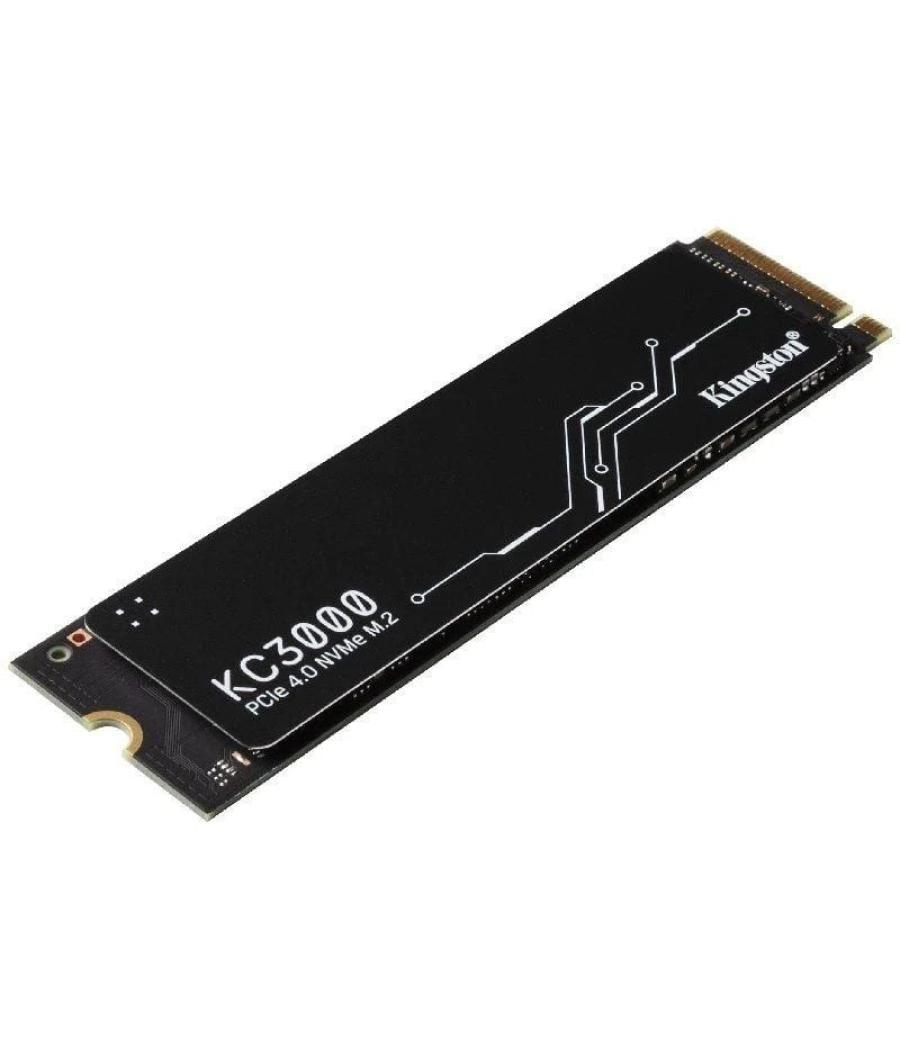 Disco ssd kingston kc3000 1tb/ m.2 2280 pcie 4.0/ con disipador de calor/ full capacity