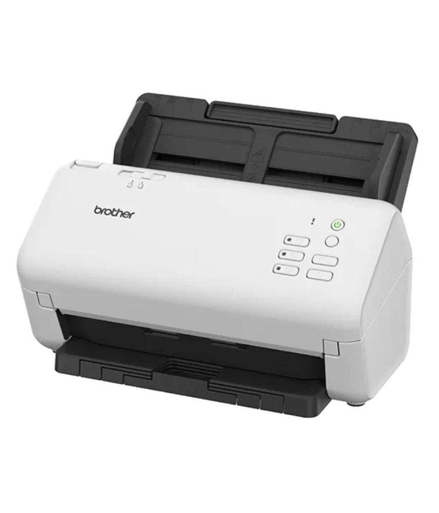 Escáner documental brother ads-4300n con alimentador de documentos adf/ doble cara