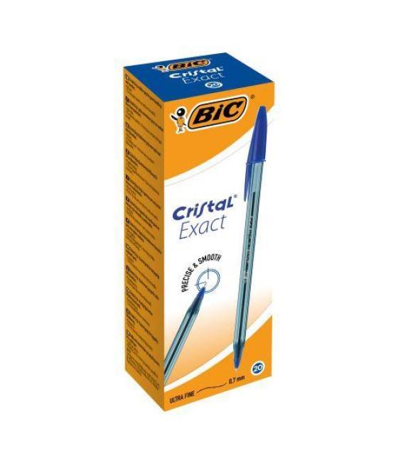 Bic bolígrafo cristal exact ultra fine azul caja 20 ud