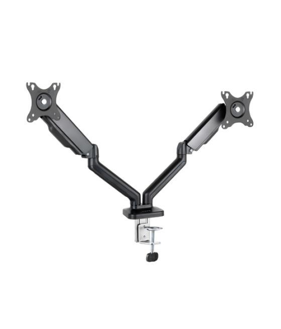 Soporte mesa pant. gira incli 2 brazos 17-32 negro