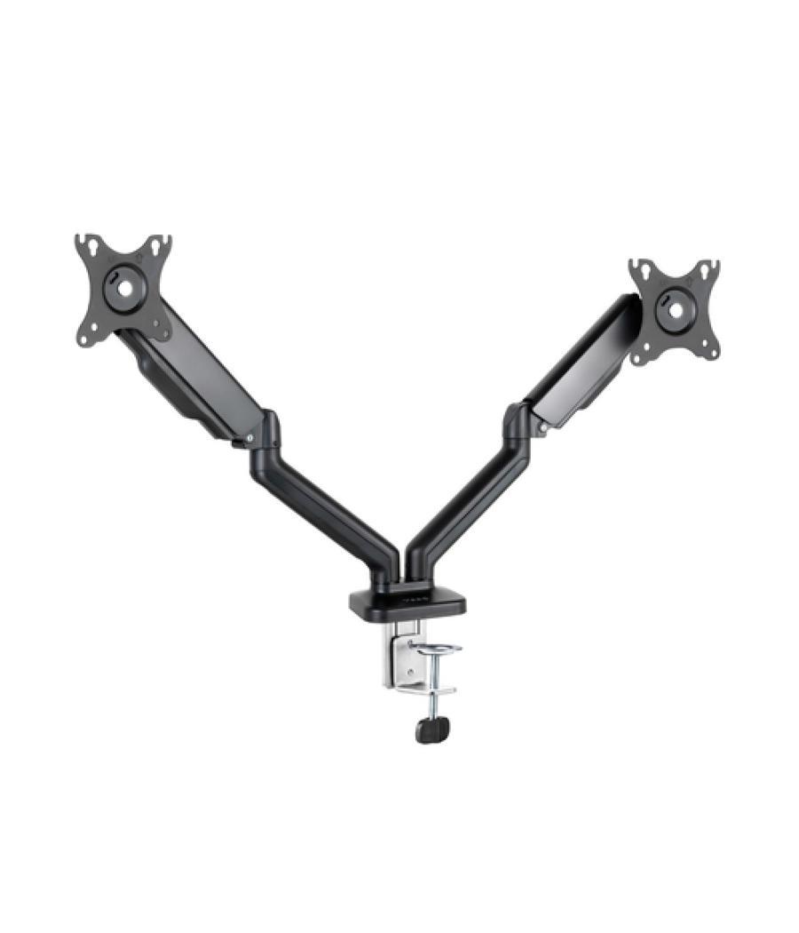 Soporte mesa pant. gira incli 2 brazos 17-32 negro