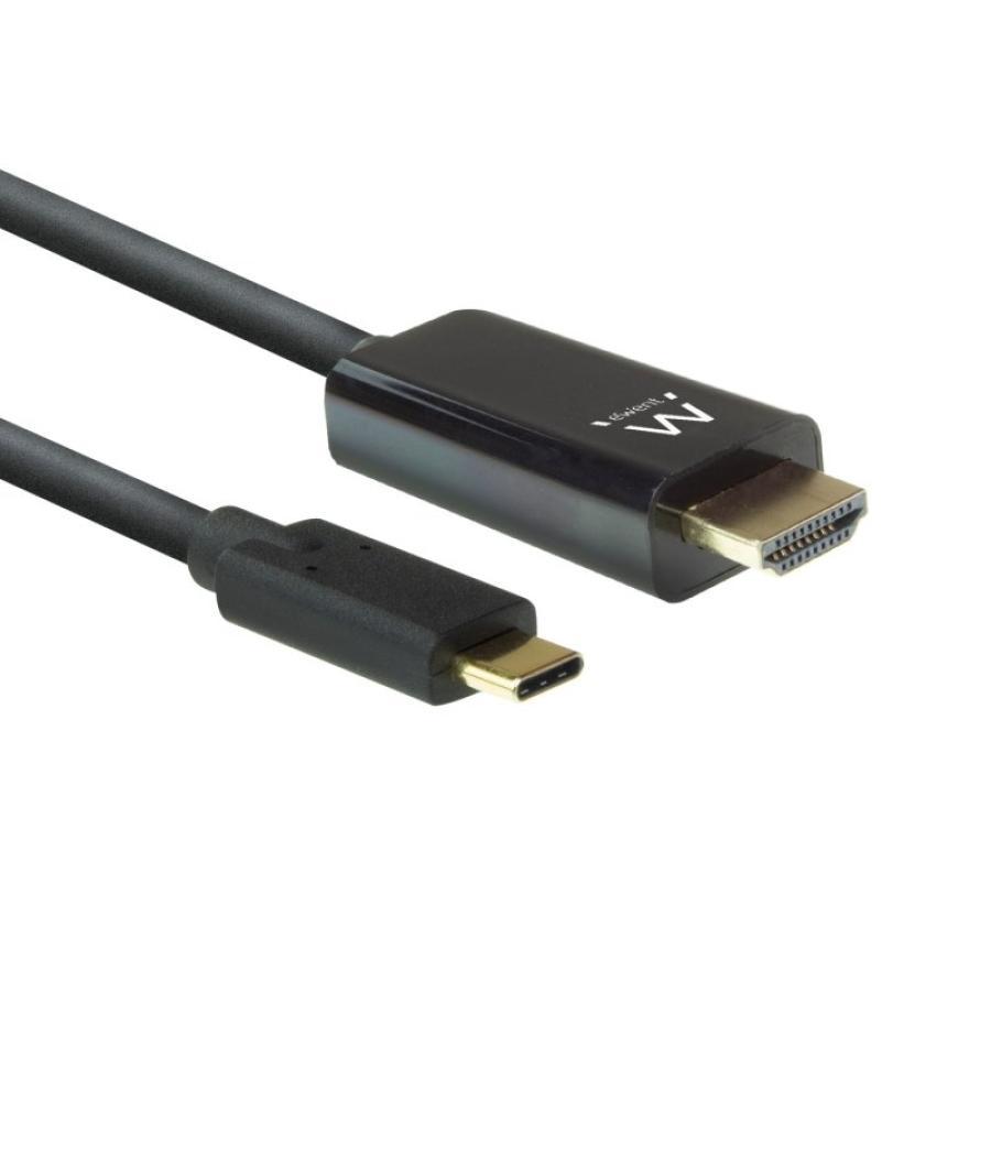 Ewent conversor usb-c a hdmi macho 4k/60hz 2m