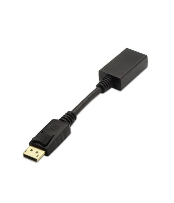 Aisens conversor displayport/m-hdmi a/h negro 15cm