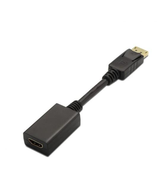 Aisens conversor displayport/m-hdmi a/h negro 15cm