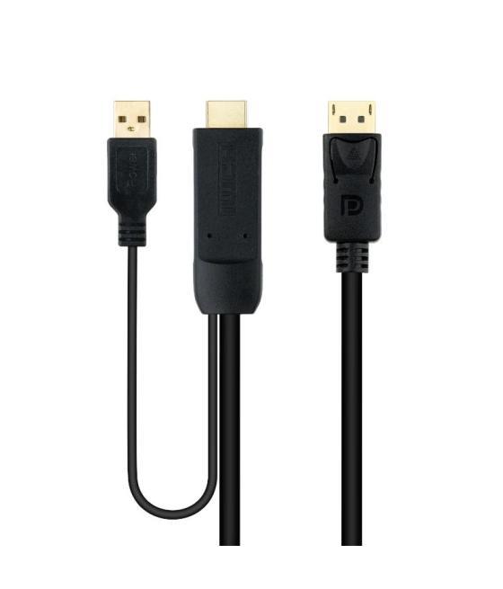 Nanocable cable conversor hdmi/m a dp/m 1,8 m