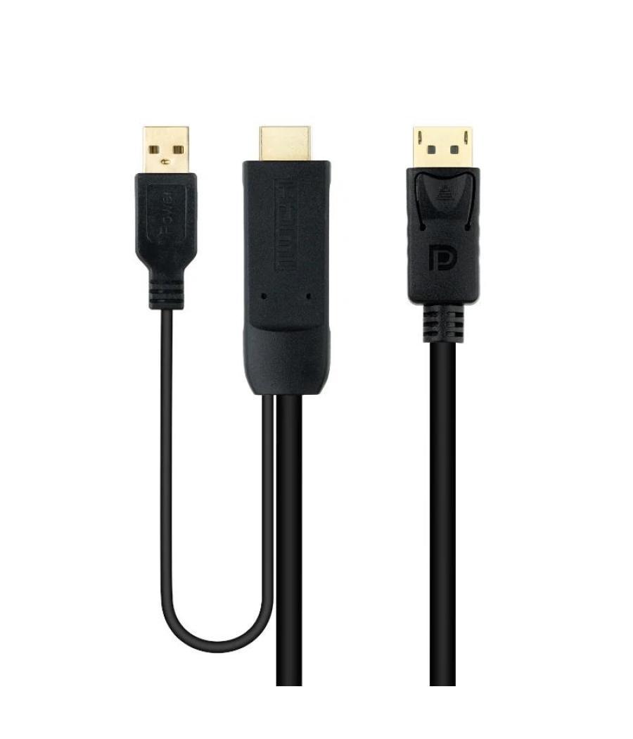 Nanocable cable conversor hdmi/m a dp/m 1,8 m
